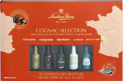 Anthon Berg Chocolate Liqueurs Cognac Selection 230g 15pc